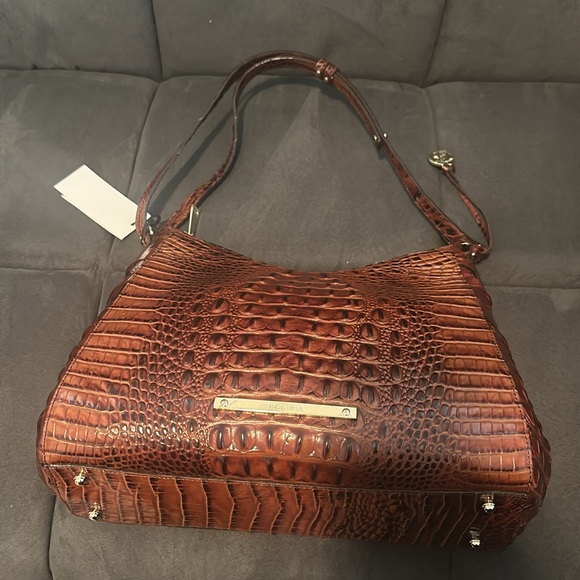 NWT Brahmin Gracie Pecan Shoulder Bag - Picture 3 of 11